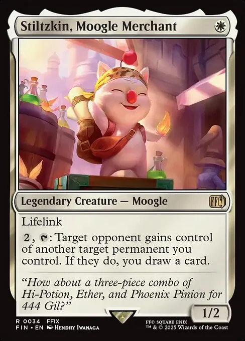 Stiltzkin, Moogle Merchant 034/314