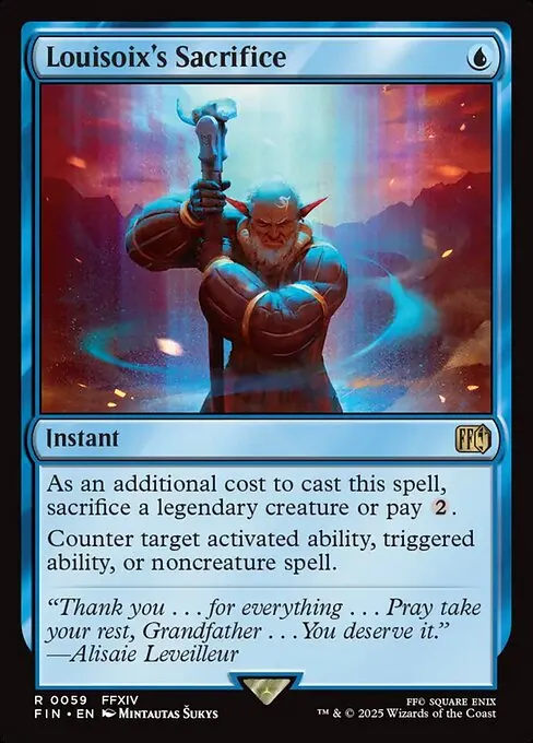 Louisoix's Sacrifice 059/314