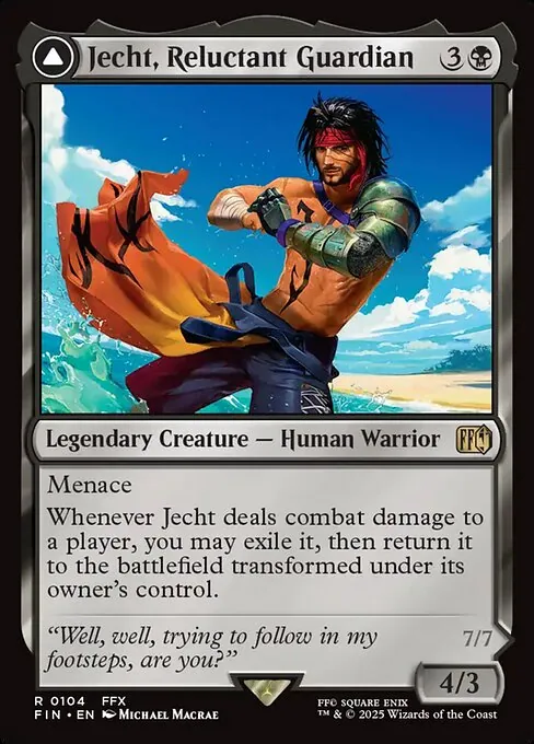 Jecht, Reluctant Guardian // Braska's Final Aeon 104/314