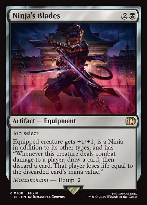 Ninja's Blades 108/314