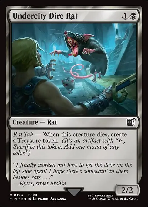 Undercity Dire Rat 123/314