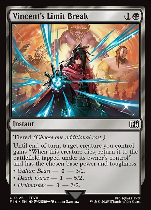 Vincent's Limit Break 126/314