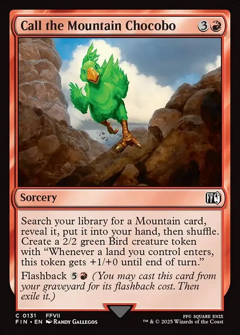 Call the Mountain Chocobo 131/314