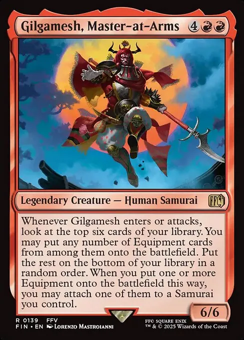 Gilgamesh, Master-at-Arms 139/314