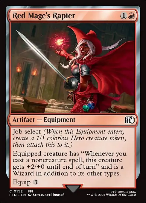 Red Mage's Rapier 152/314