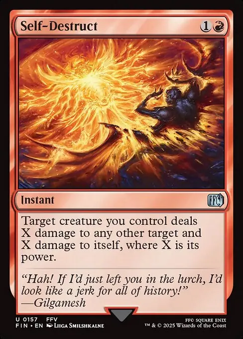 Self-Destruct 157/314