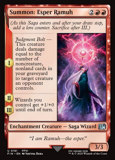 Summon: Esper Ramuh 161/314