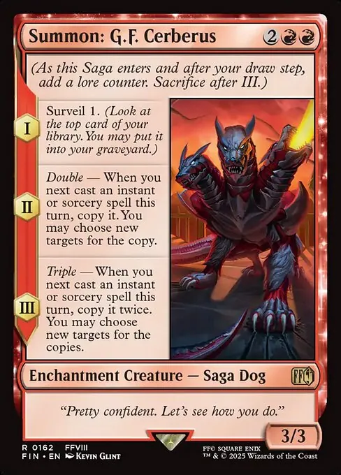 Summon: G.F. Cerberus 162/314