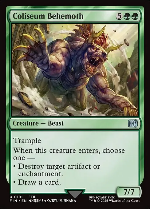 Coliseum Behemoth 181/314