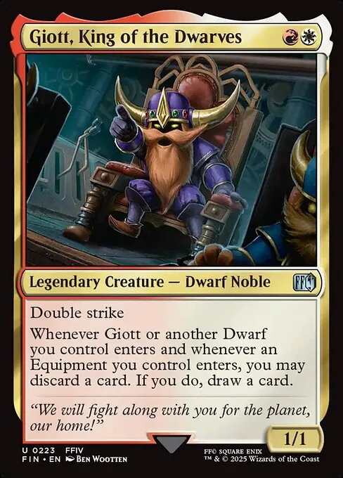 Giott, King of the Dwarves 223/314