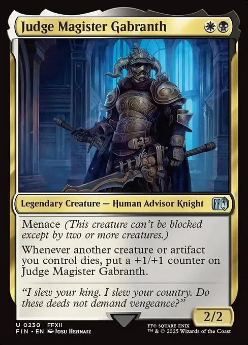Judge Magister Gabranth 230/314