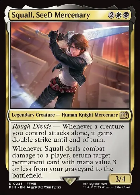 Squall, SeeD Mercenary 243/314