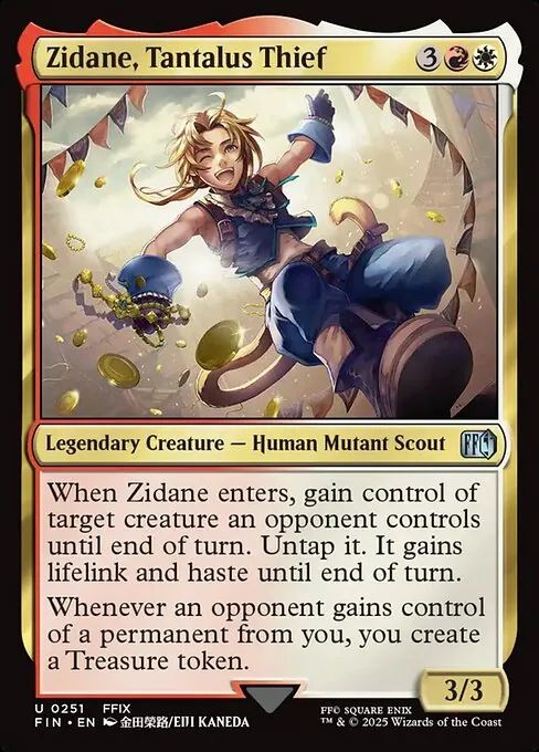 Zidane, Tantalus Thief 251/314
