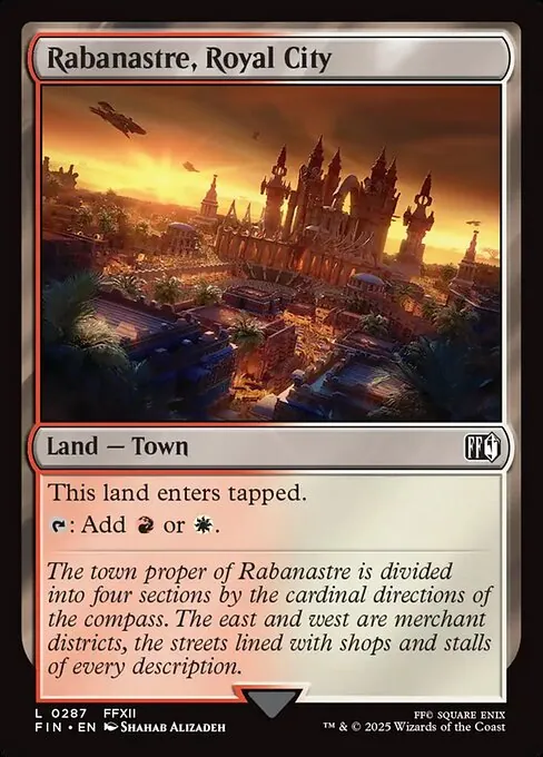 Rabanastre, Royal City 287/314