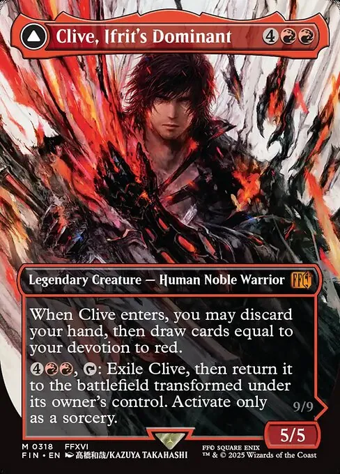 Clive, Ifrit's Dominant // Ifrit, Warden of Inferno 318/314