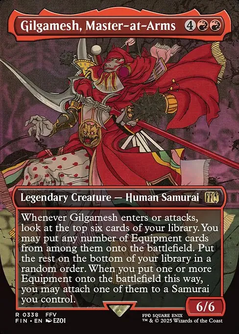 Gilgamesh, Master-at-Arms 338/314