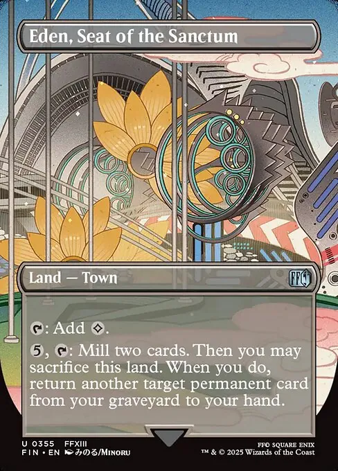 Eden, Seat of the Sanctum 355/314