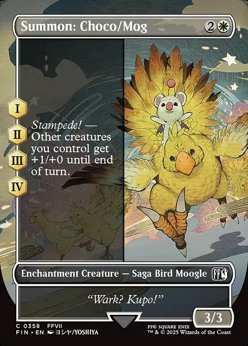 Summon: Choco/Mog 358/314