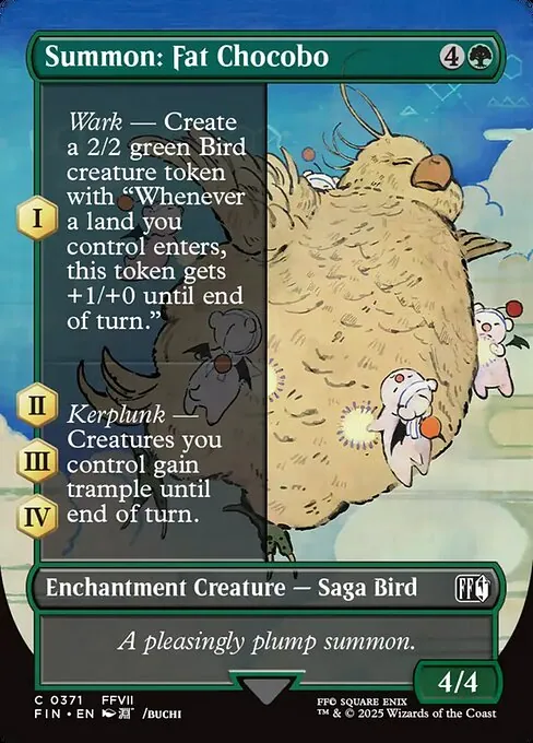Summon: Fat Chocobo 371/314