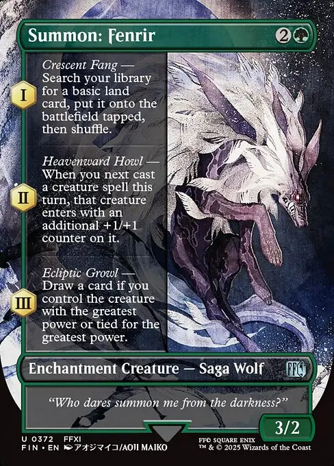 Summon: Fenrir 372/314