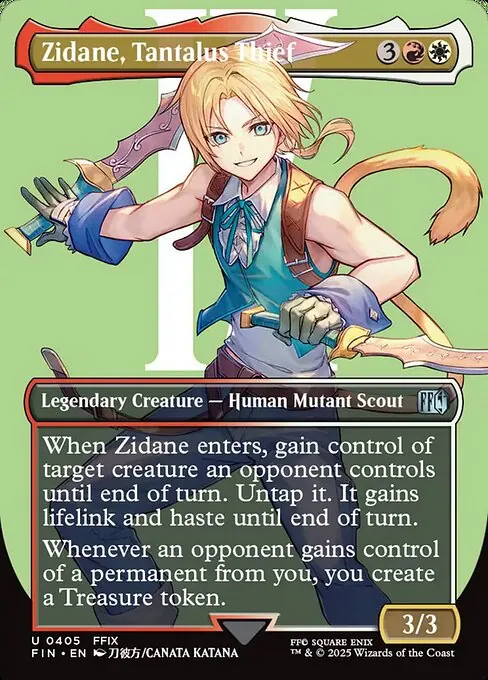 Zidane, Tantalus Thief 405/314