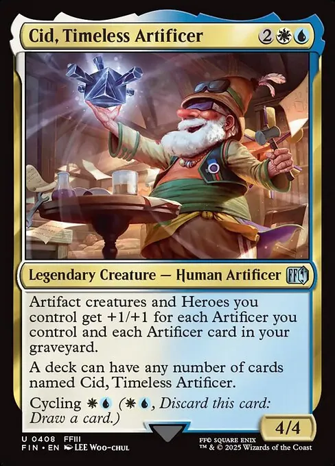 Cid, Timeless Artificer 408/314