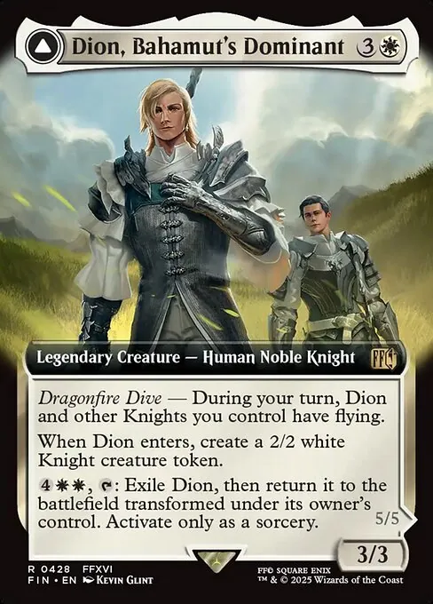 Dion, Bahamut's Dominant // Bahamut, Warden of Light 428/314