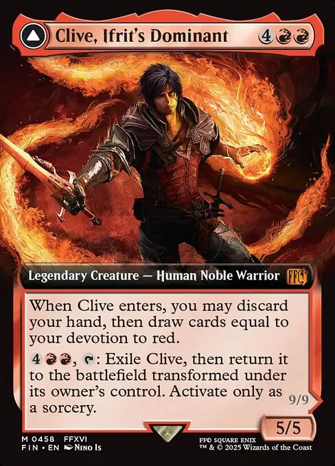 Clive, Ifrit's Dominant // Ifrit, Warden of Inferno 458/314