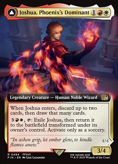 Joshua, Phoenix's Dominant // Phoenix, Warden of Fire 494/314