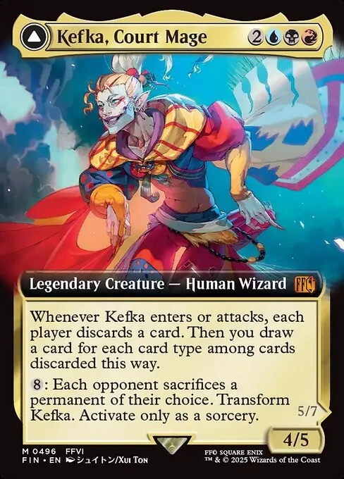 Kefka, Court Mage // Kefka, Ruler of Ruin 496/314