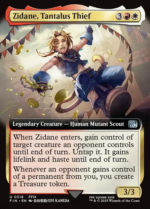 Zidane, Tantalus Thief 518/314