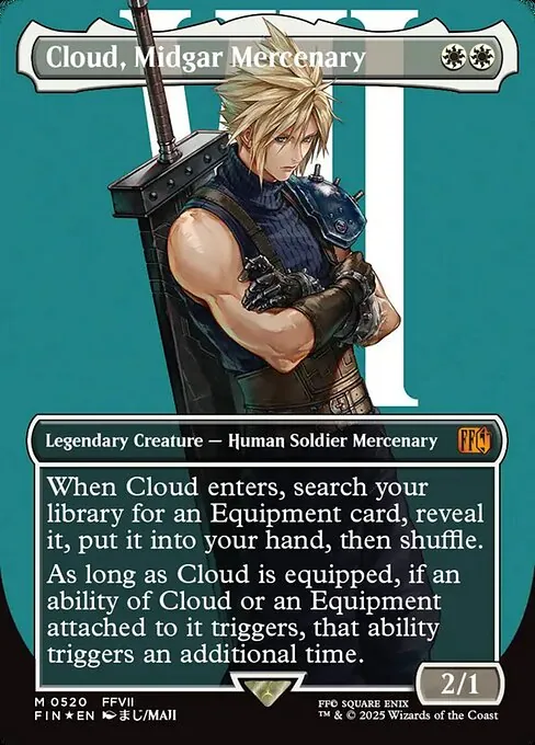 Cloud, Midgar Mercenary 520/314