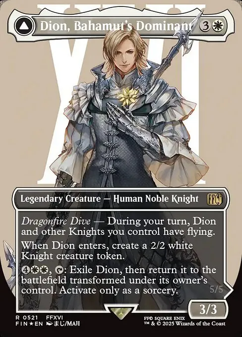 Dion, Bahamut's Dominant // Bahamut, Warden of Light 521/314