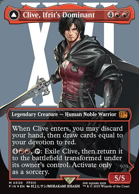 Clive, Ifrit's Dominant // Ifrit, Warden of Inferno 530/314