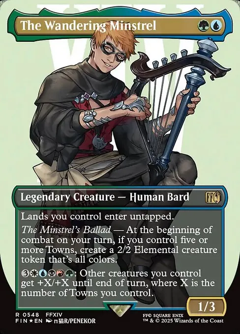 The Wandering Minstrel 548/314