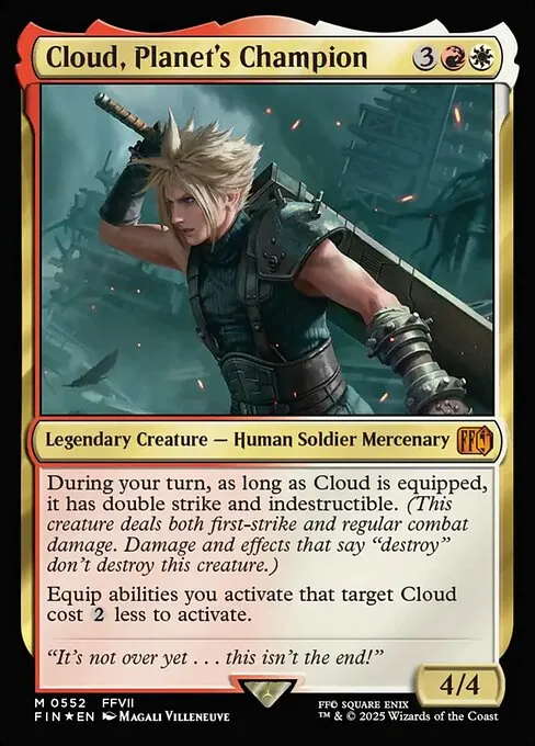 Cloud, Planet's Champion 552/314