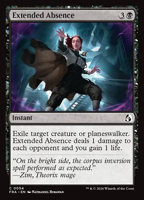 Extended Absence 054/204