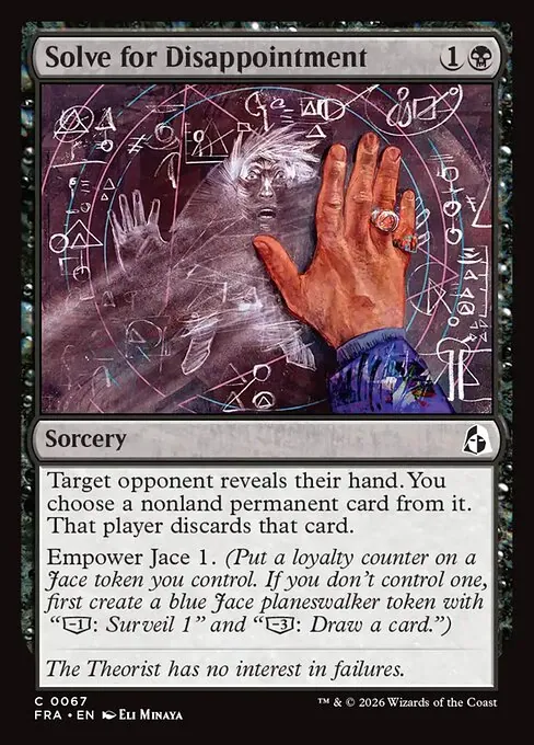 Solve for Disappointment 067/204