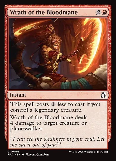 Wrath of the Bloodmane 096/204