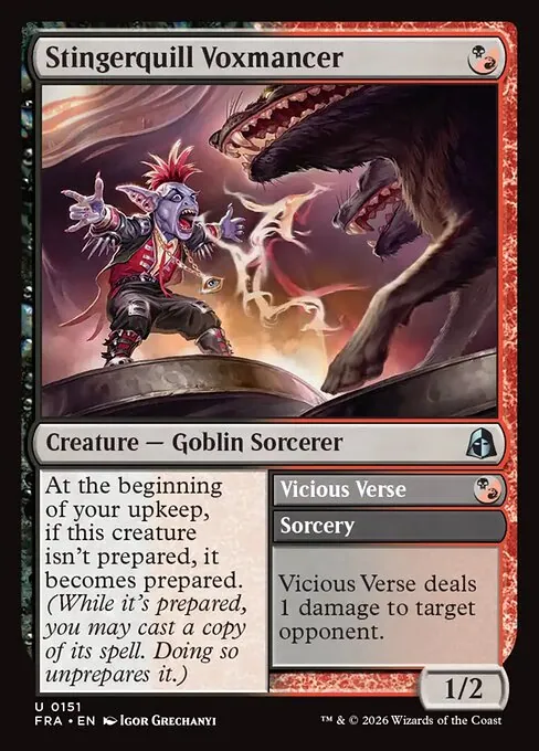 Stingerquill Voxmancer // Vicious Verse 151/204