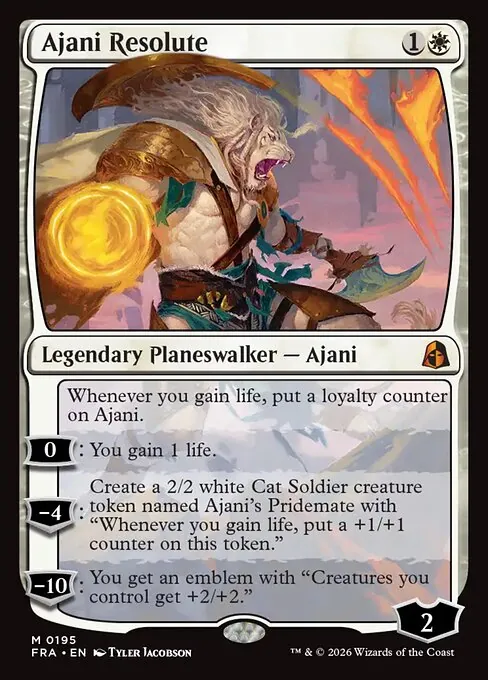 Ajani Resolute 195/204