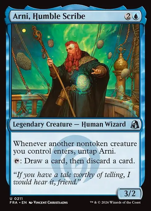 Arni, Humble Scribe 211/204