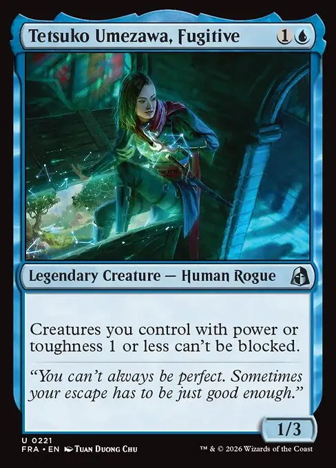 Tetsuko Umezawa, Fugitive 221/204