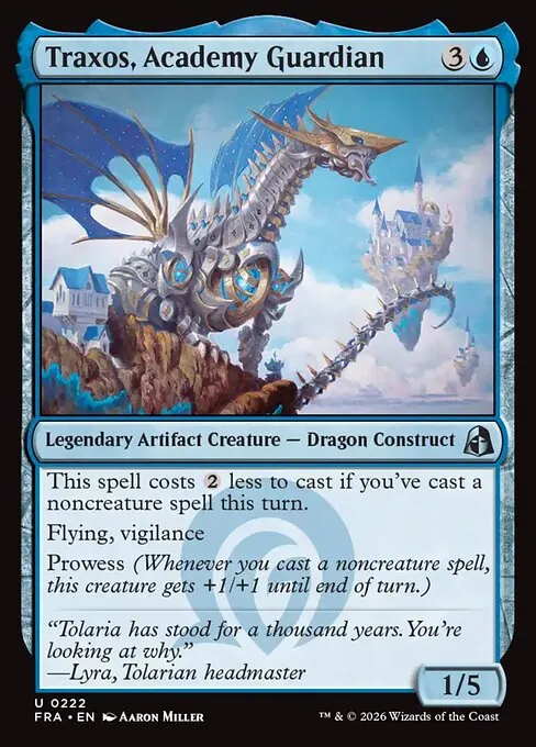 Traxos, Academy Guardian 222/204
