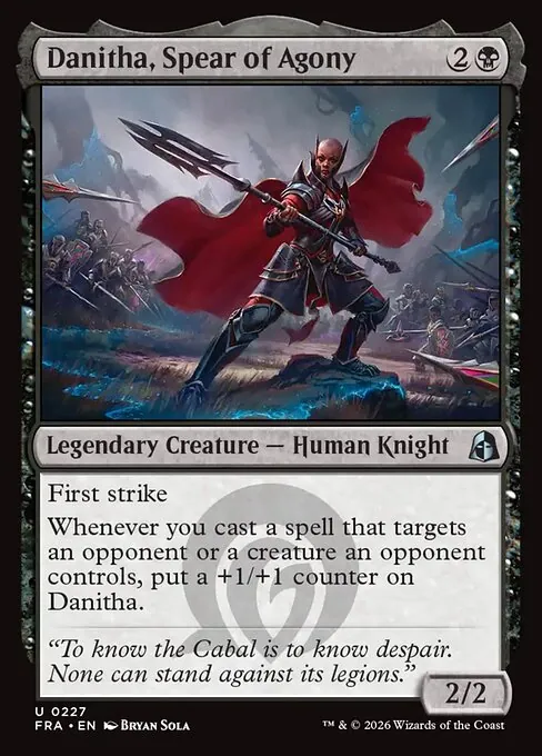 Danitha, Spear of Agony 227/204