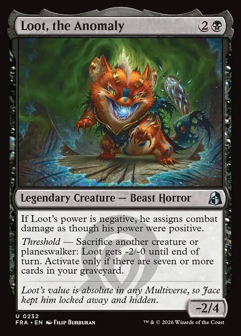 Loot, the Anomaly 232/204