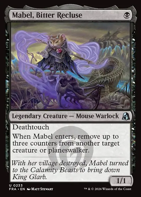 Mabel, Bitter Recluse 233/204