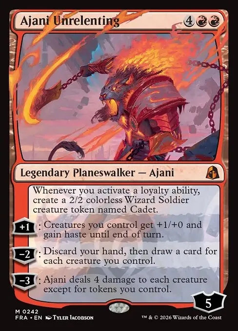 Ajani Unrelenting 242/204