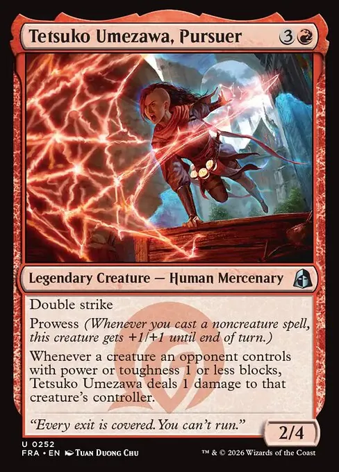 Tetsuko Umezawa, Pursuer 252/204