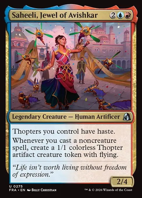 Saheeli, Jewel of Avishkar 275/204